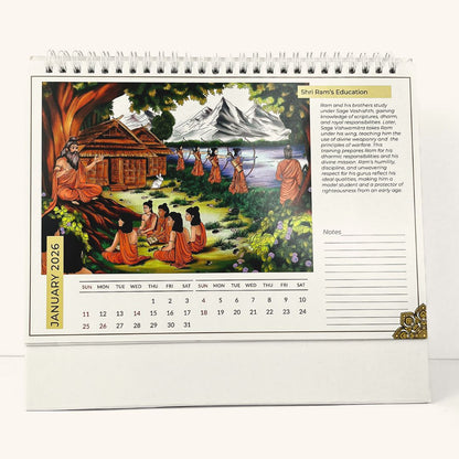 urban gurukul calendar 2026 english